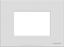 Рамка горизонтальная ABB Niessen Zenit 1-м. 3 мод. N2473 BL белый картинка